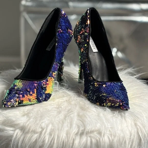 Cape Robbin Multicolor Sequin Heels - Picture 3 of 4